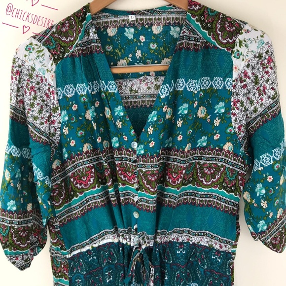 2021 Hot Pick -Boho Long Maxi Floral Dress - Picture 7 of 8